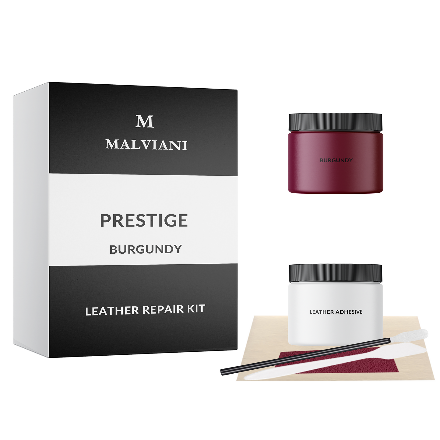 leather repair kit burgundy