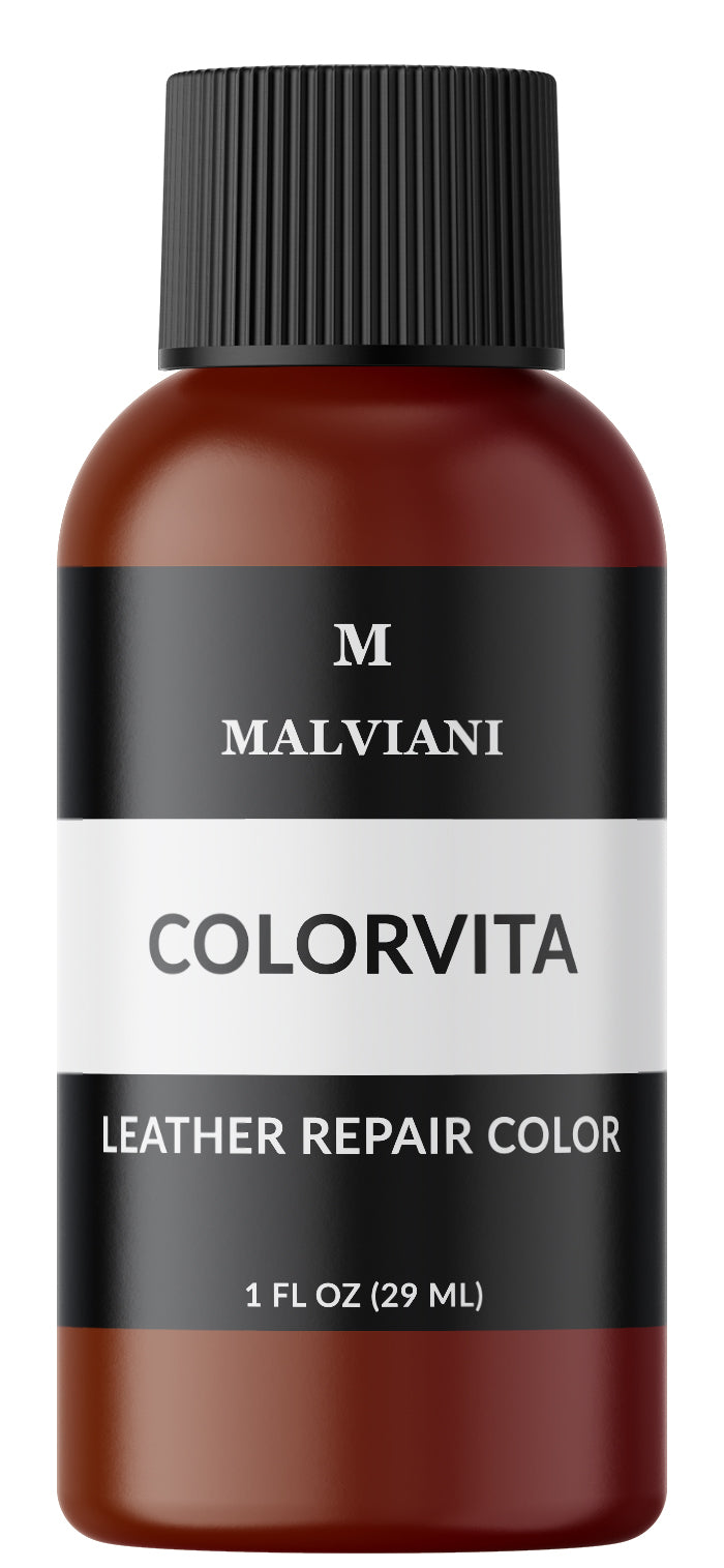 Tan leather repair color restorer