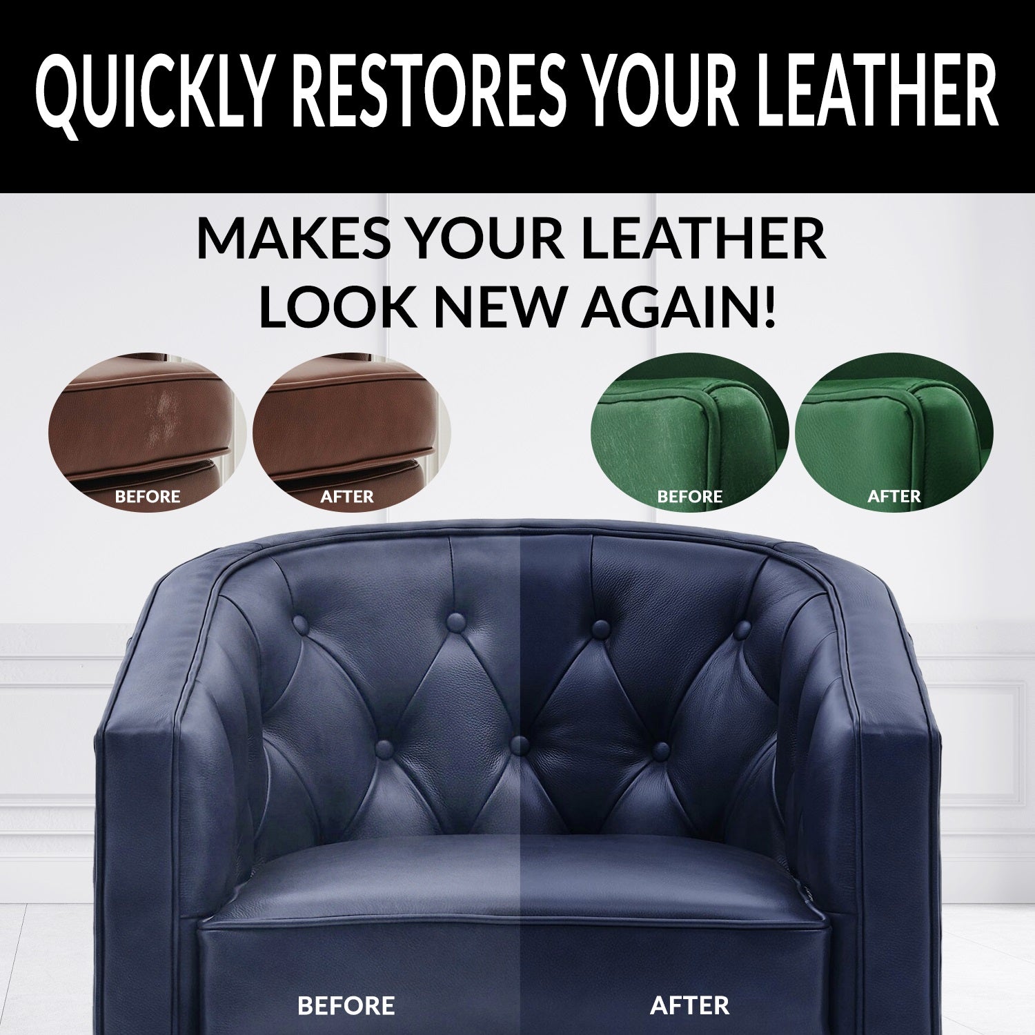 leather repair before and after
