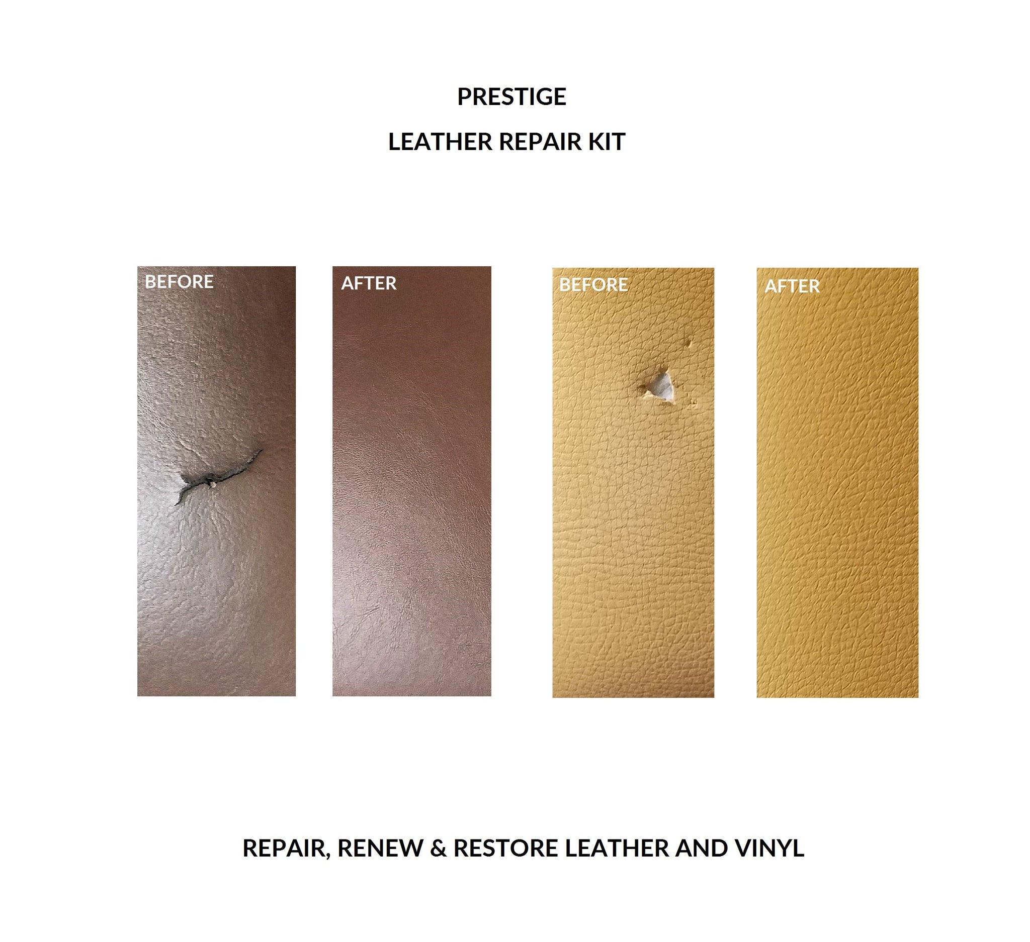 Black Leather Repair Kit for Furniture