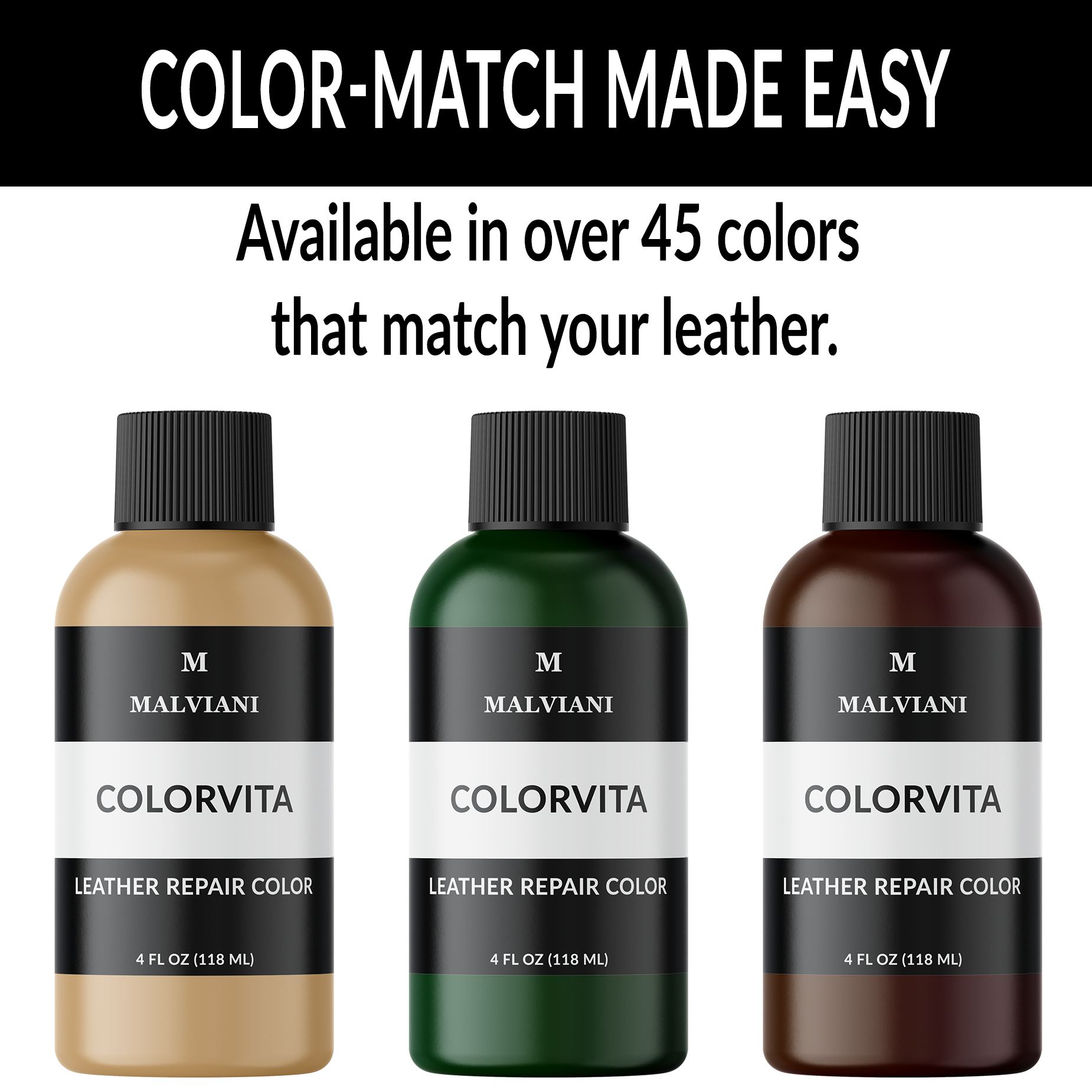  MALVIANI Leather Repair Color Restorer - Light Beige